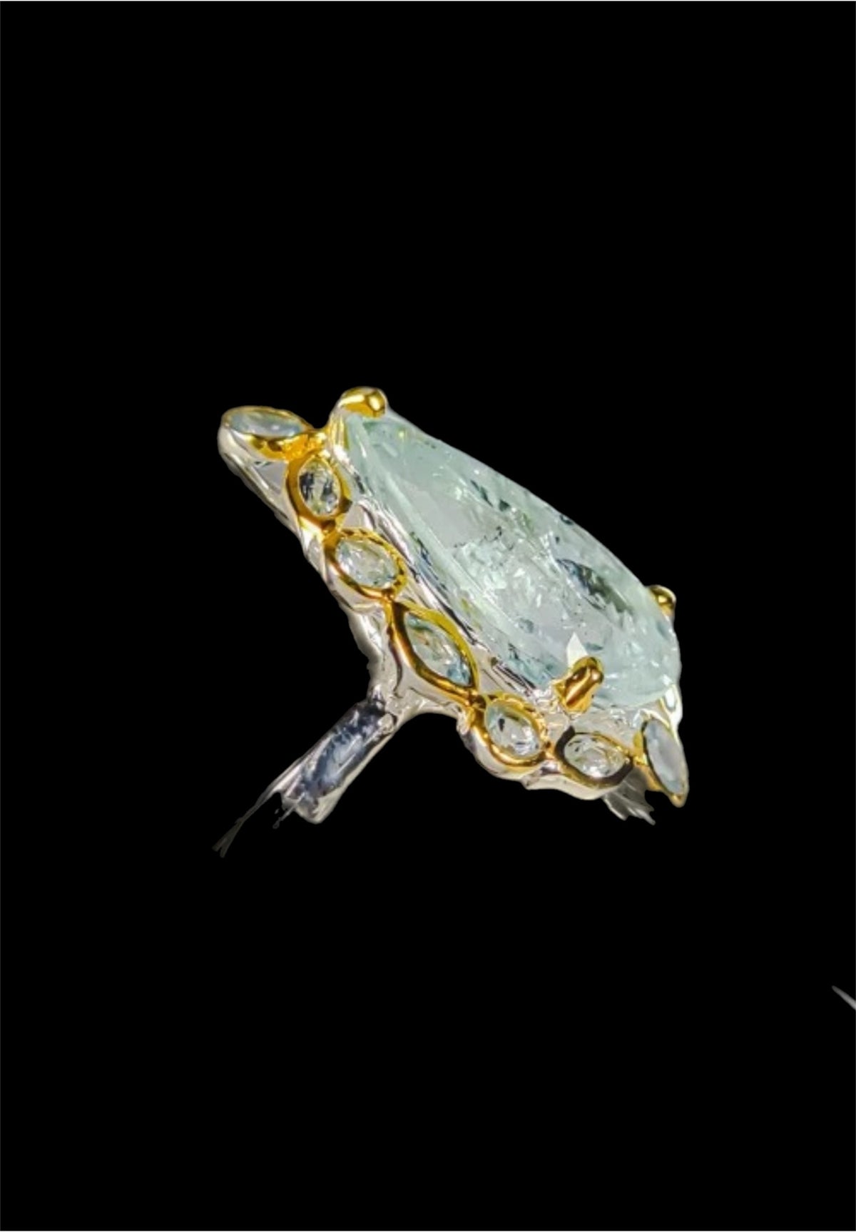 Genuine Aquamarine Ring