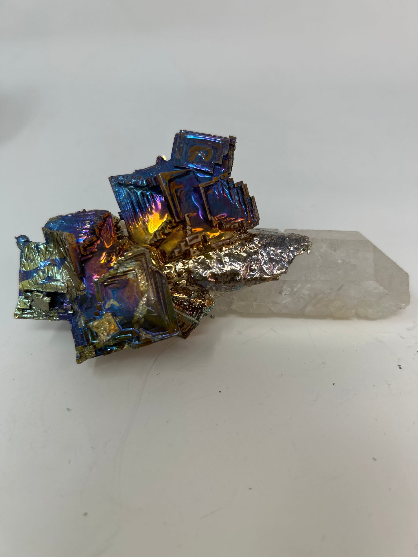 A Hunka Hunka Burning Love Genuine Quartz Crystal with Titanium