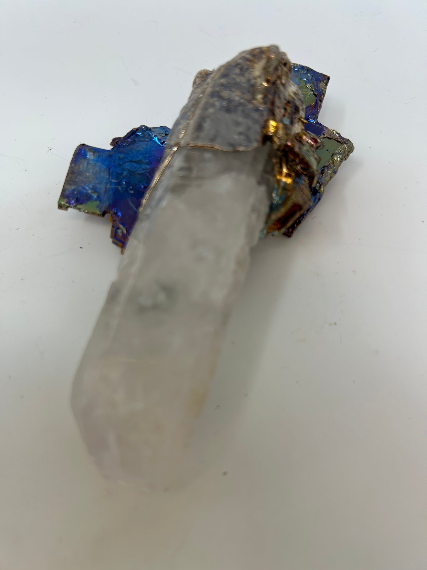 A Hunka Hunka Burning Love Genuine Quartz Crystal with Titanium