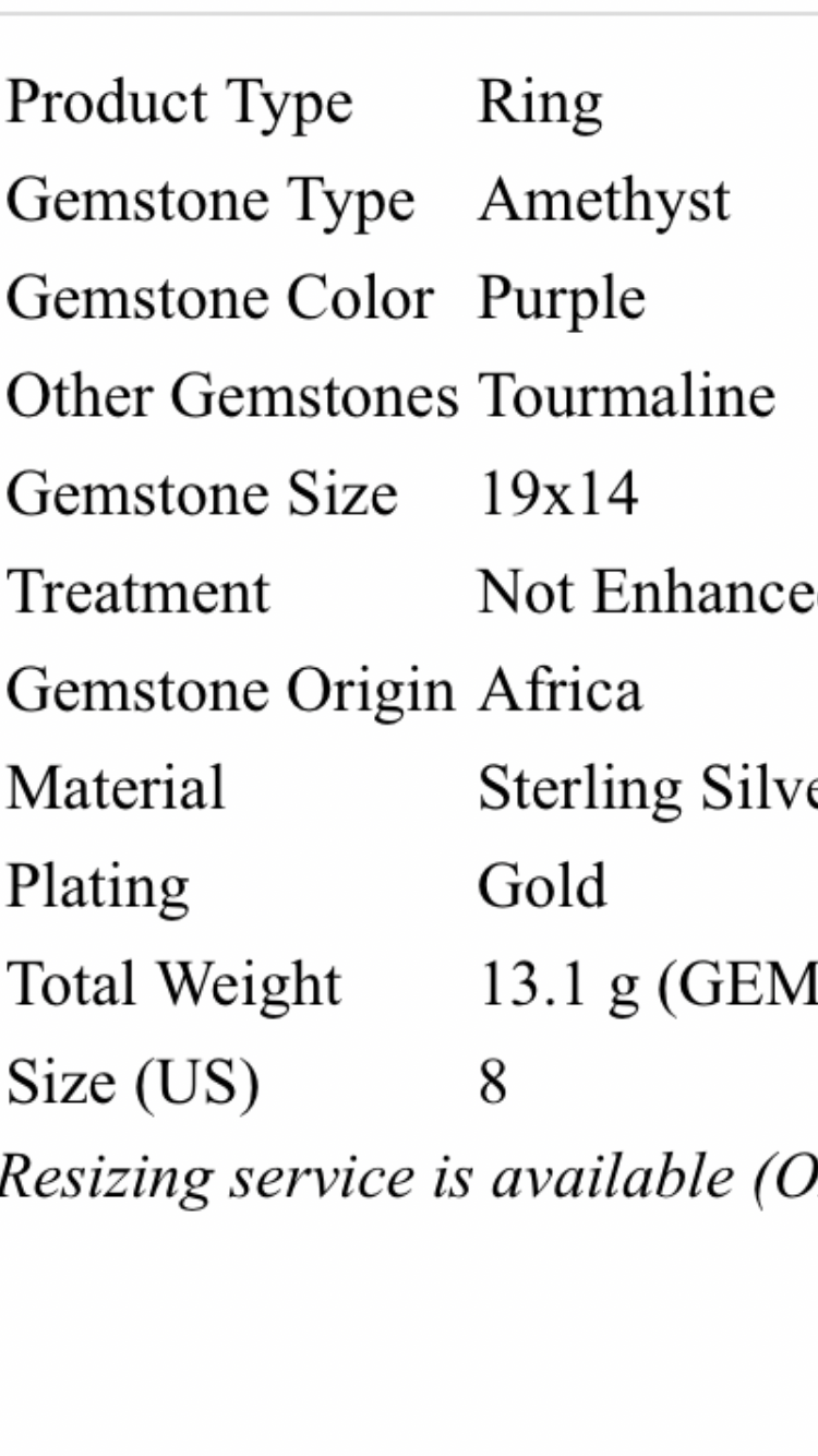Genuine 20 CTW Amethyst with Tourmalines