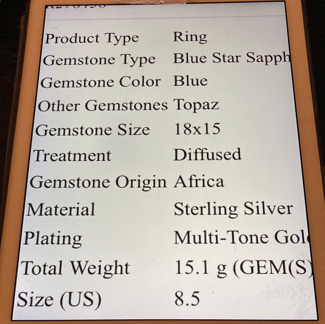 Rare 34 CTW Genuine Sapphire
