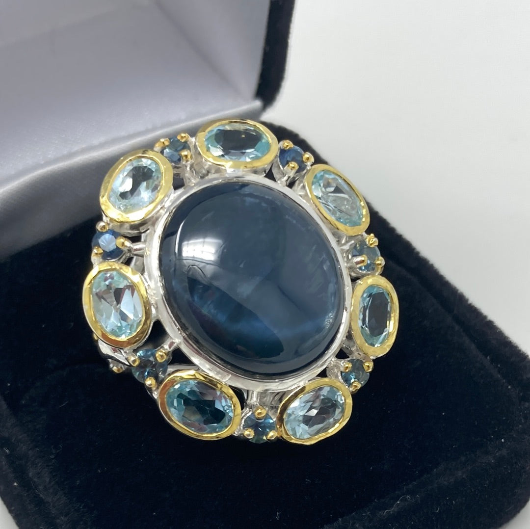 Rare 34 CTW Genuine Sapphire