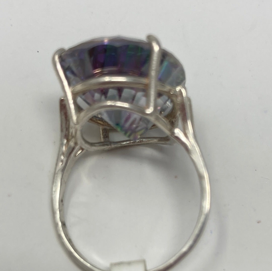 Mysterious Mystic Fire Topaz Ring Topaz