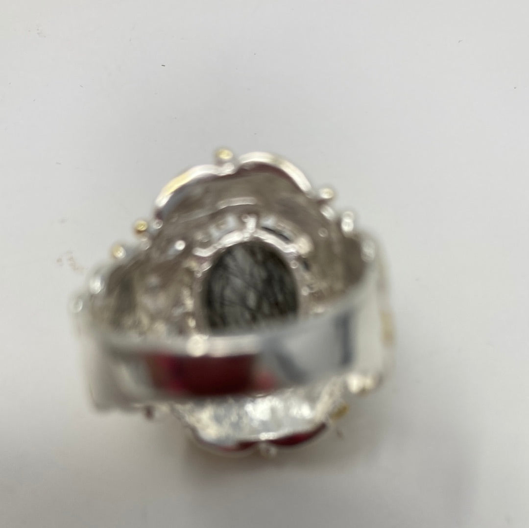 Genuine Rutilated Faceted Quartz