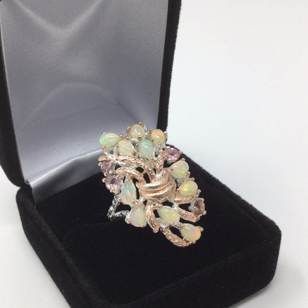 Bouquet Of Opals Ring