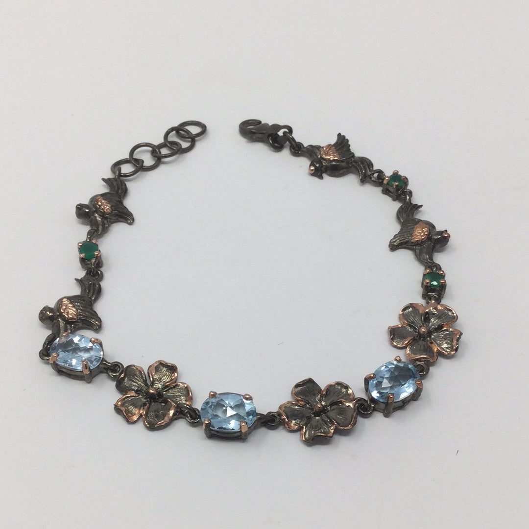 Genuine Topaz Bird Bracelet