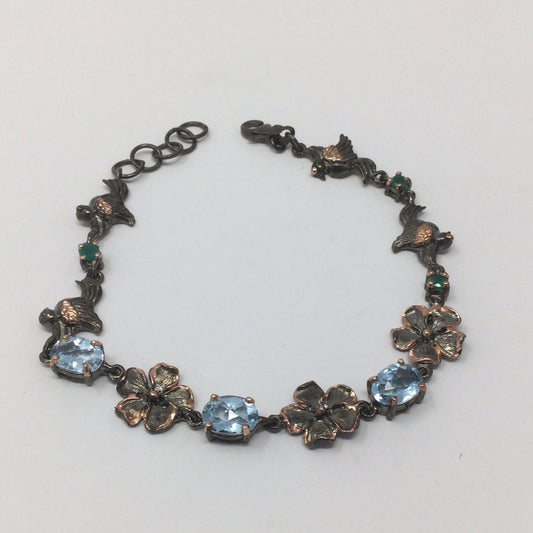 Genuine Topaz Bird Bracelet
