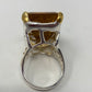 Monumental 45 CTW Genuine Citrine Ring