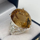 Incredibly 32+ CTW Genuine Citrine Ring