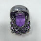 Exceptional  40+ CTW Genuine Amethyst Ring