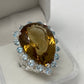 Astounding 40 CTW GENUINE CITRINE RING