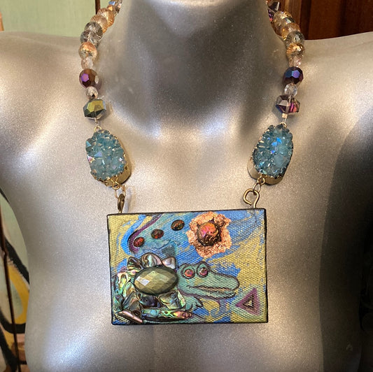 Hold For Danika Artistic Gator Necklace from The Single Life, Artist Originall