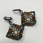 Fascinating Genuine Opal, Topaz & Onyx Earrings