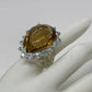 Astounding 40 CTW GENUINE CITRINE RING