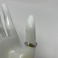 Genuine Emerald & Rhodolite Garnets Turtle Ring