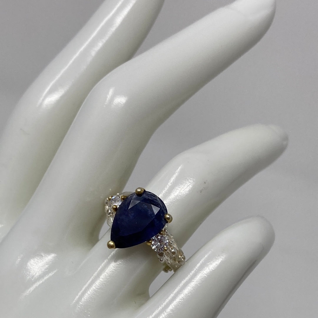 Genuine Iolite Ring