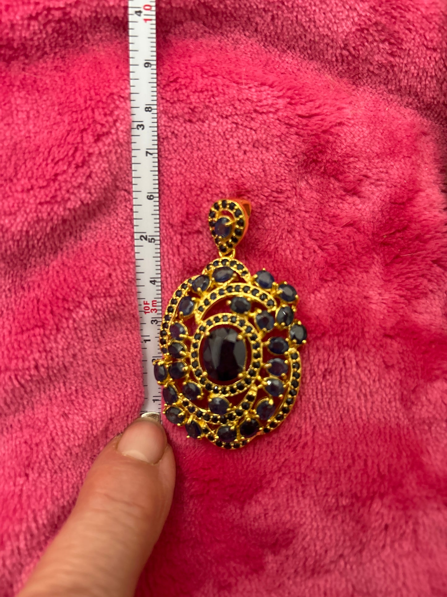 Exceptionally Exquisite Genuine Sapphire Pendant