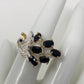 Unique Genuine Sapphires Peacock Ring