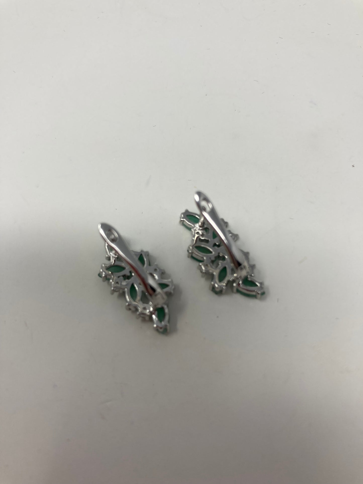 Genuine Emerald Earrings