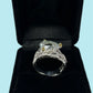Exquisite Genuine Aquamarine Ring
