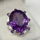 Passionate Genuine 34CTW Amethyst Ring