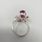 Genuine Pink Star Ruby Ring