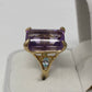 Majestic 34 CTW Genuine Amethyst Ring