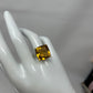Genuine Golden Citrine Ring