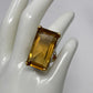 Monumental 45 CTW Genuine Citrine Ring