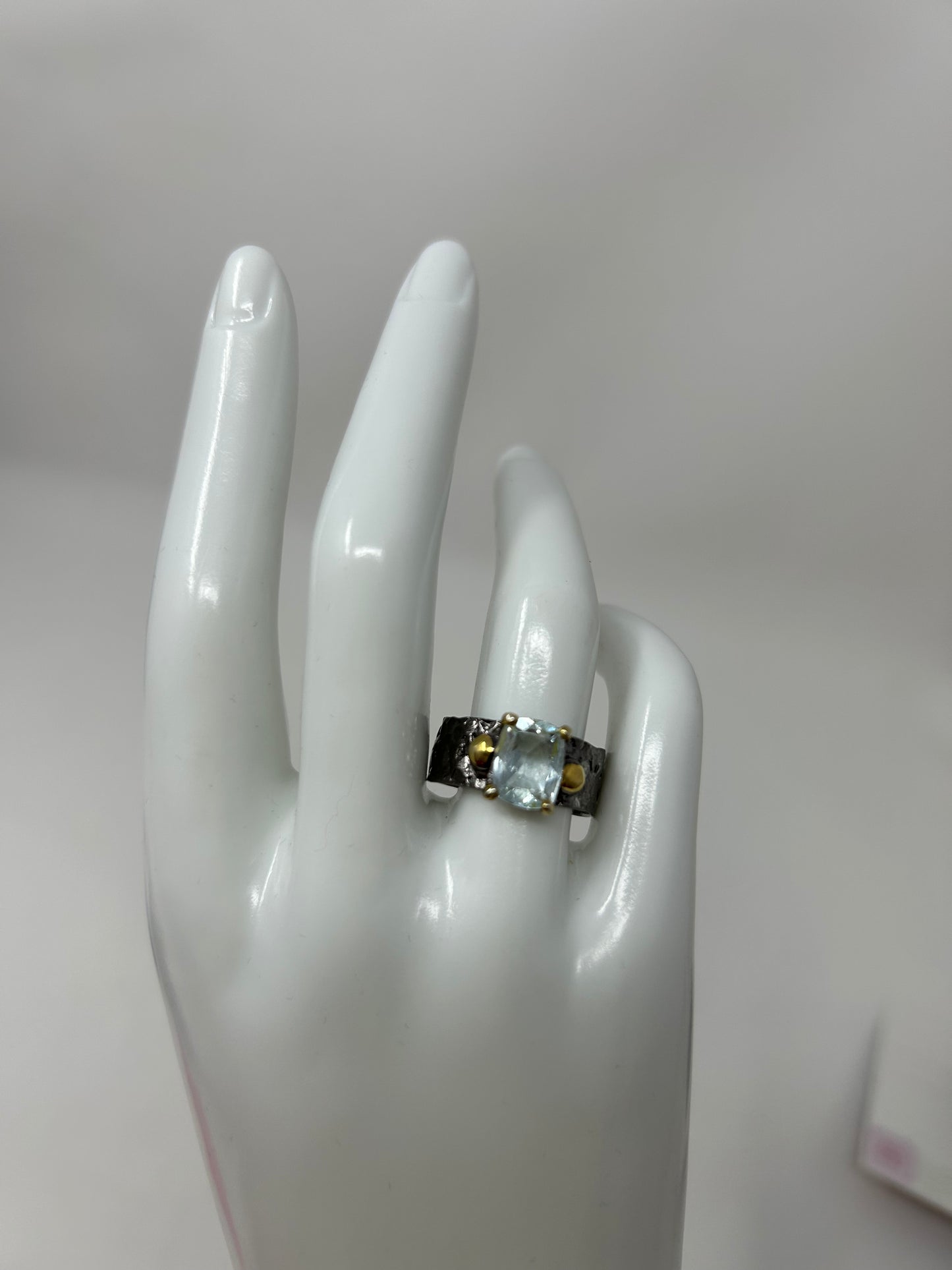Genuine Aquamarine Ring