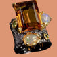 Genuine 23 CTW Citrine with Fiery Opals