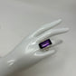 Deep Purple Genuine Amethyst 32 CTW Ring