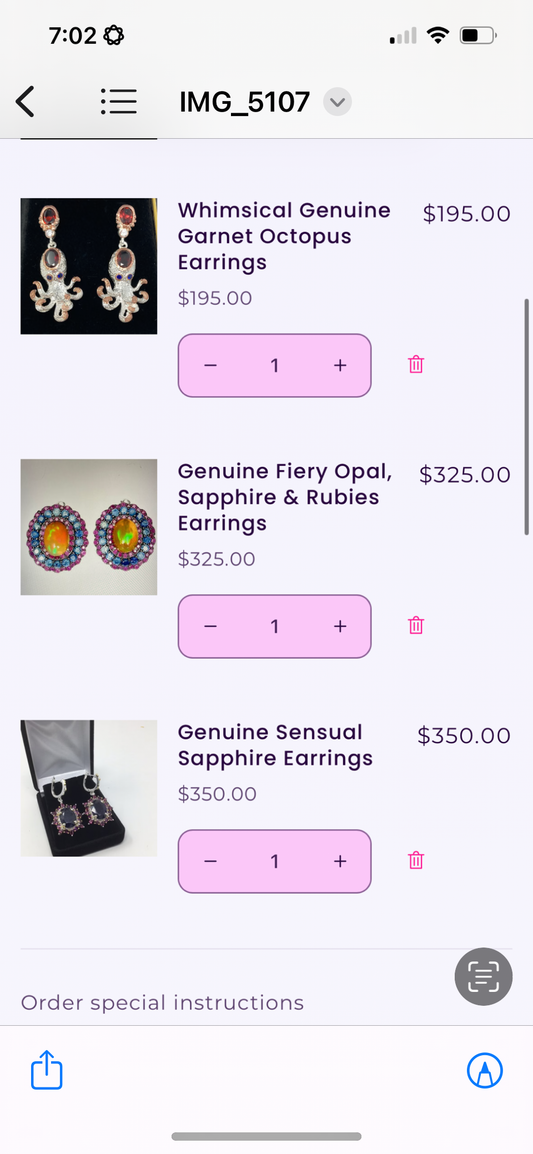 Special Bundle For  Bluephire includes Amethyst Ring too