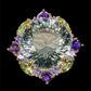 Extraordinary Genuine Green Amethyst Ring
