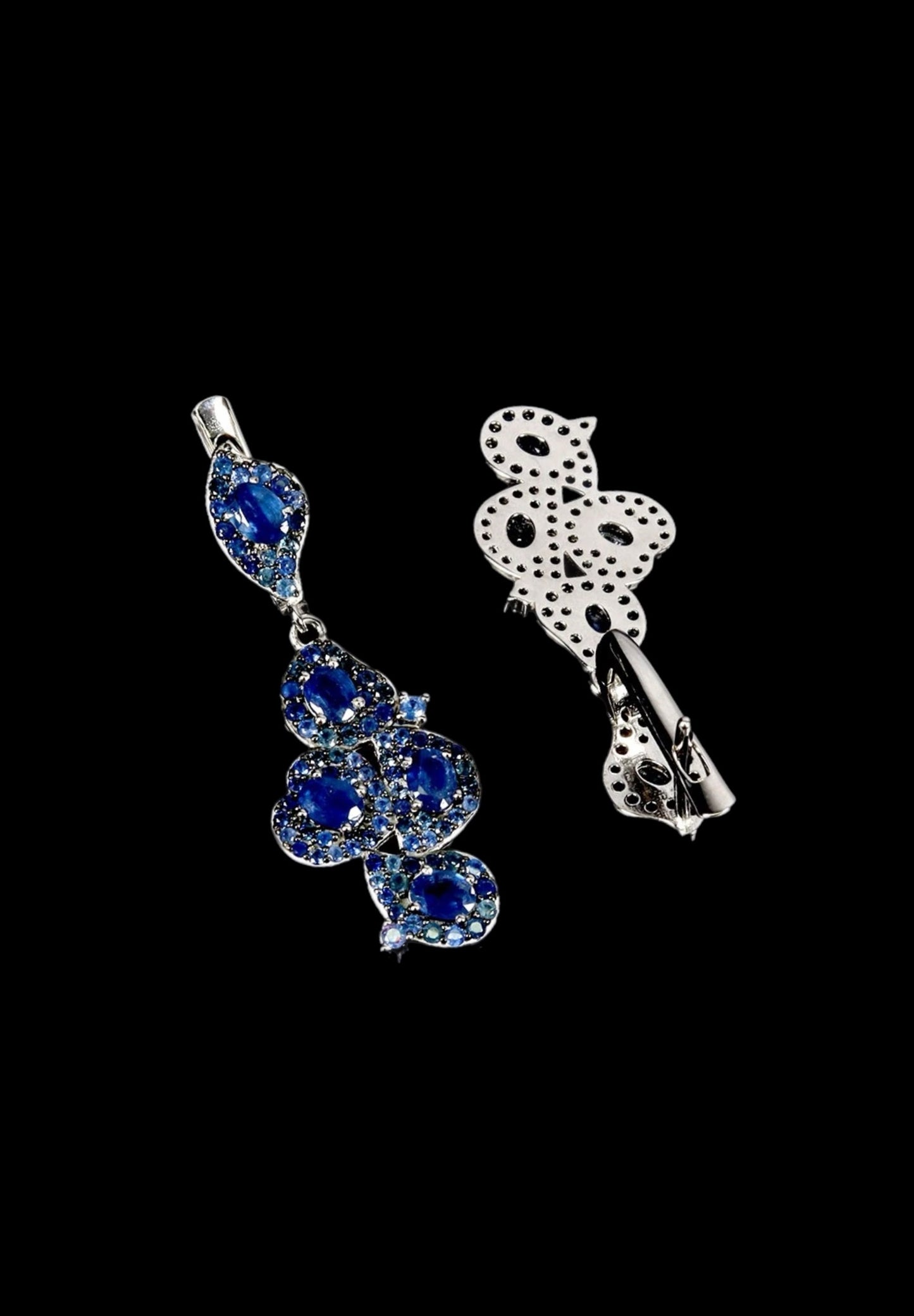 Enchanting Genuine Sapphire Earring