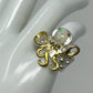 Delightful Genuine Fiery Opal Octopus Ring
