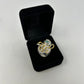 Delightful Genuine Fiery Opal Octopus Ring