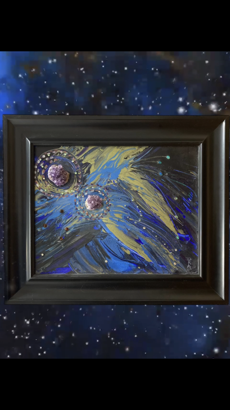 Spaced Out, by Miss Debbie Original Painting