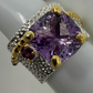 Absolutely Amazing Genuine Amethyst Ring