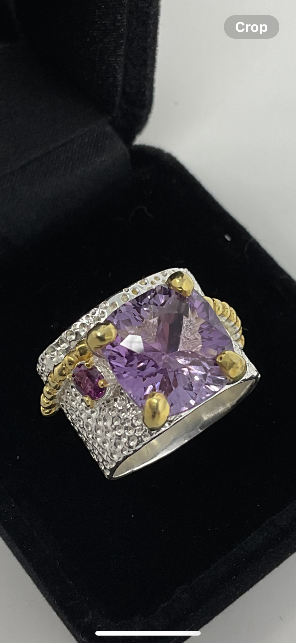Absolutely Amazing Genuine Amethyst Ring