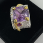 Absolutely Amazing Genuine Amethyst Ring