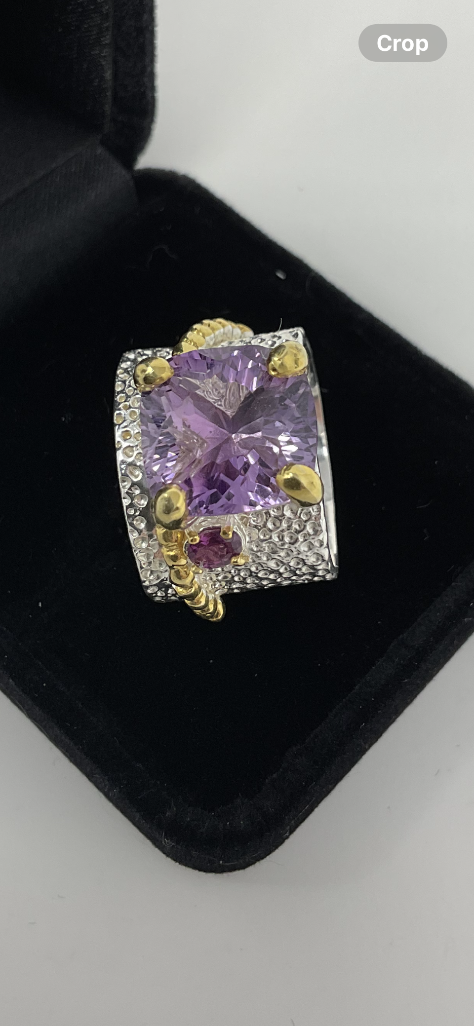 Absolutely Amazing Genuine Amethyst Ring