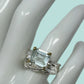 Genuine Natural Rare Aquamarine, Contemporary Emerald Cut, 10mm by 8mm