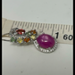Genuine Star Ruby Pendant with Sapphires & Tourmaline’s