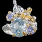 Genuine Sky Blue Topaz Ring