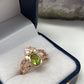 Genuine Peridot Ring