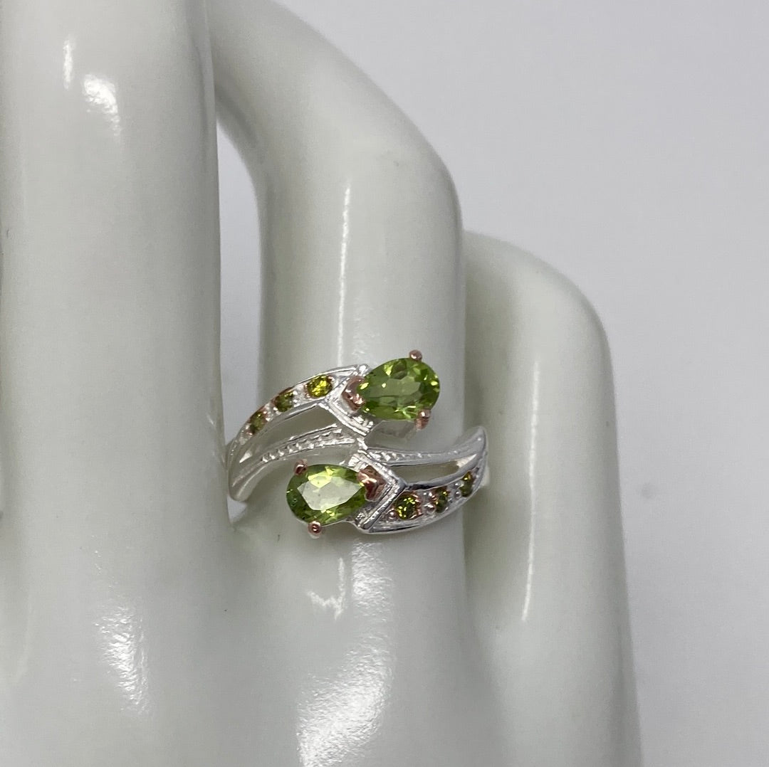 Genuine Peridot Ring