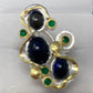 Genuine Black Opal Ring