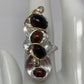 Genuine Black Opals with Red Flashes