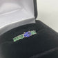 Genuine Tanzanite & Emerald Ring